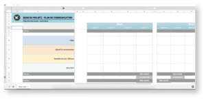 Plan de communication autour d'un projet