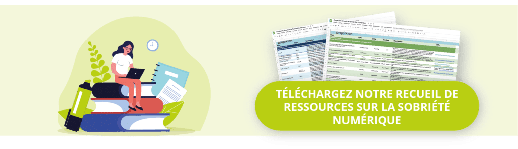 Le recueil de ressources de Projexion sur la sobriété numérique